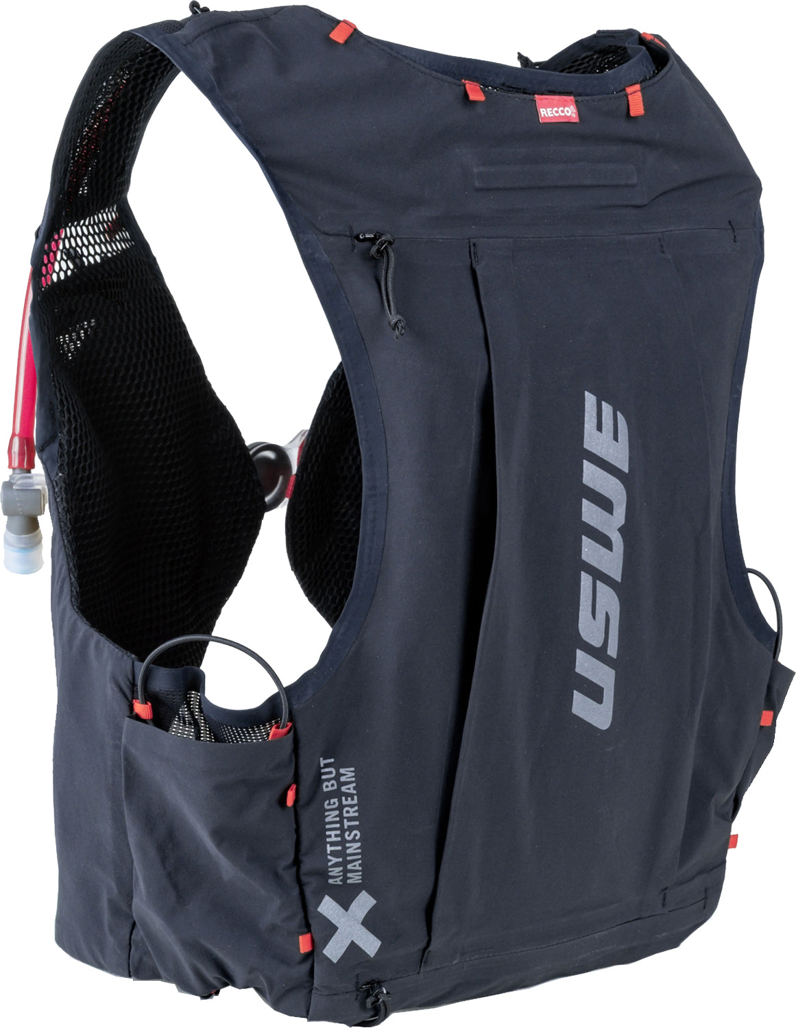 Uswe vst 8l bike vest - black hydration waistcoat | xl