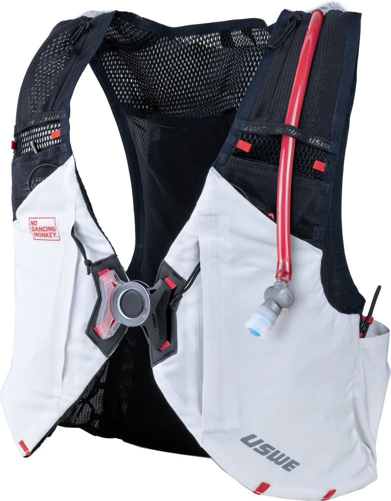 Uswe vst 8l bike vest - hydration waistcoat white | s