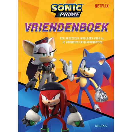 Deltas Sonic Prime Friends-Buch