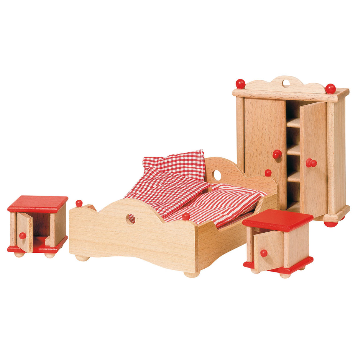 Goki Dollhouse Möbel Schlafzimmer