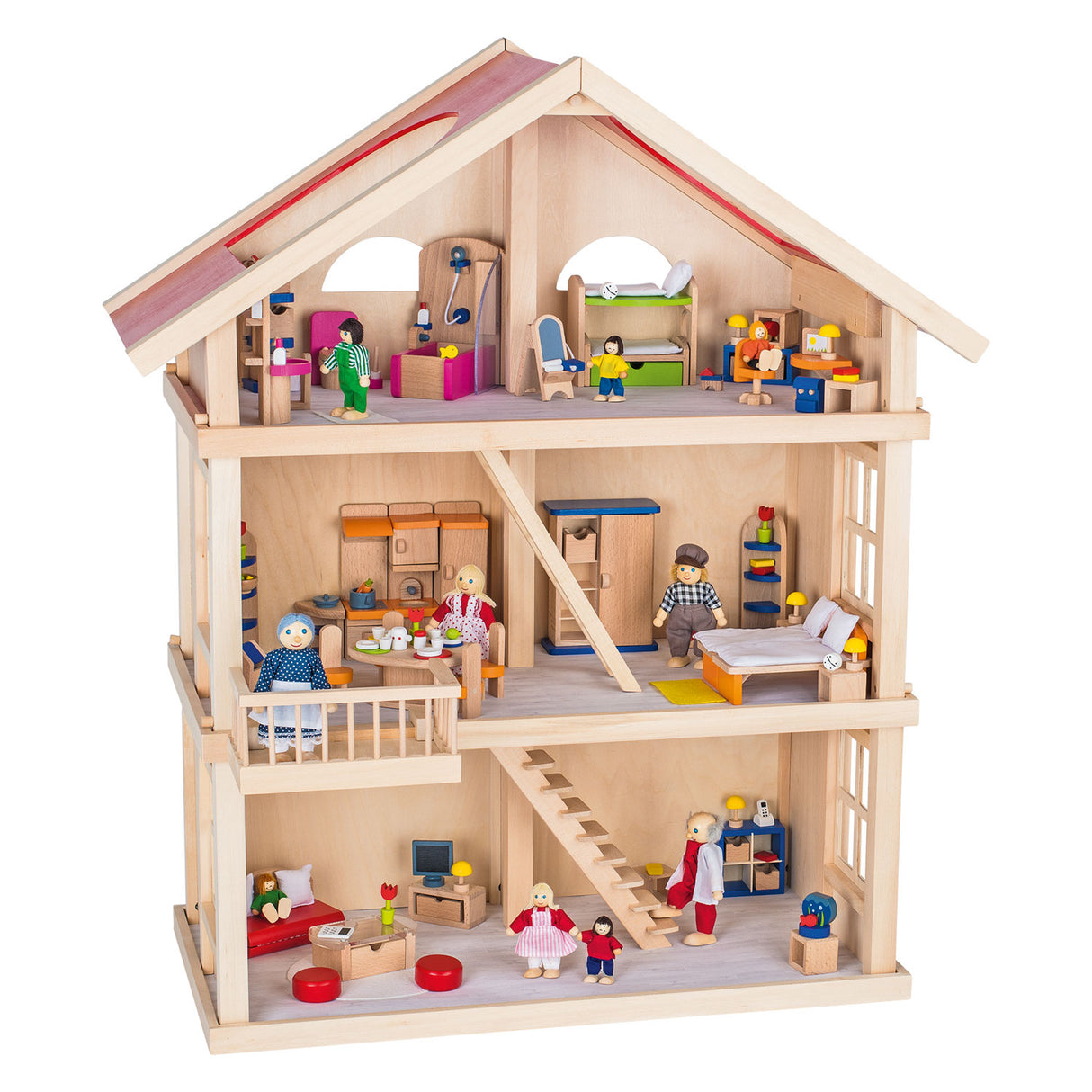 GOKI Wooden Poppenhuis XL