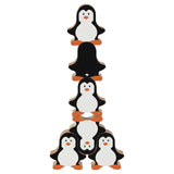 De Goki Holz stacking Spill Pinguin