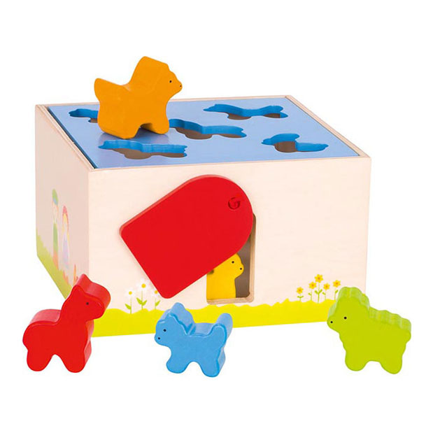 Goki wooden shape stew farm animals