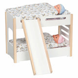 Goki Puppen-Etagenbett aus Holz mit Rutsche