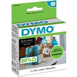 Dymo Etikettenband S0929120 weiß 750 Stück 25x25mm