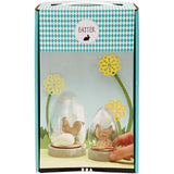 Creativ Company Glasglocken mit Dekor, H: 12+15,5 cm, 2 Stück 1 Box