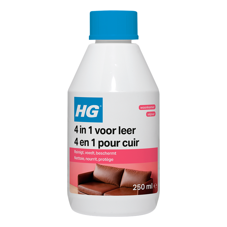 Hg 4 in 1 für Leder | reinigt, pflegt, schützt und pflegt Leder 250 ml