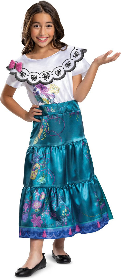 Verkleidung Disney - Encanto, Mirabelle Deluxe, Größe S (5 - 6 Jahre), Mädchen