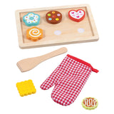 Goki houten koekjes bakken set - 9dlg.