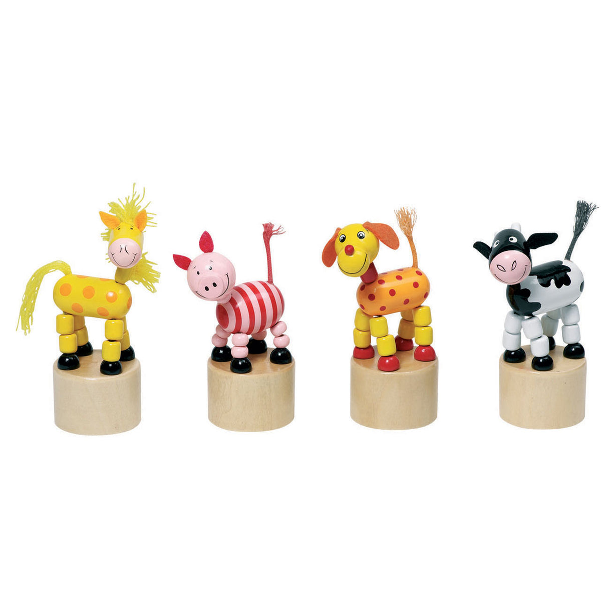 Goki Wooden Printing Figur Animals