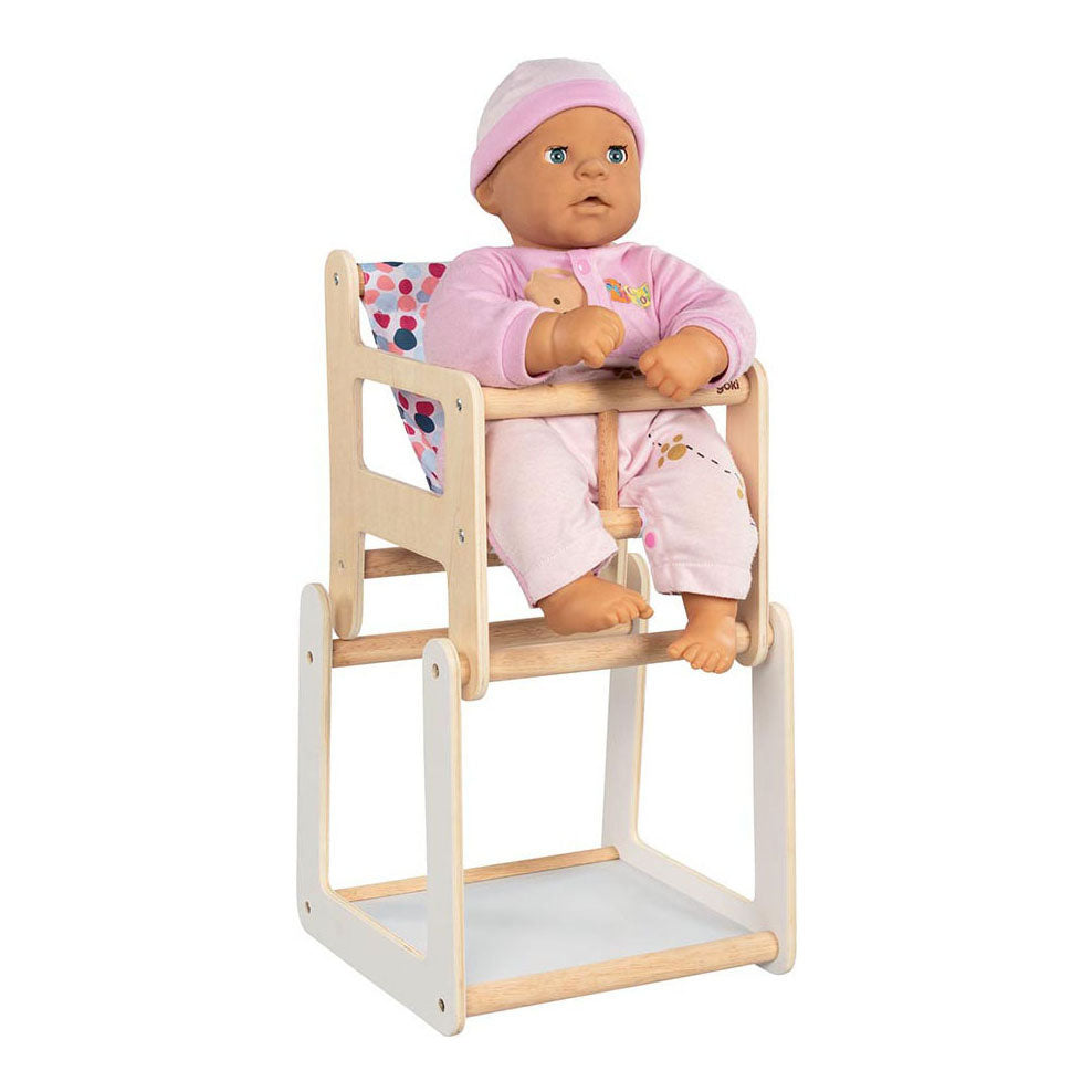 Goki Holzpuppenstuhl mit Tabelle 2in1