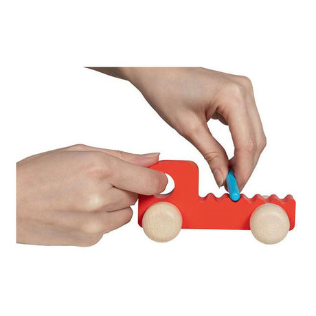 Goki wooden vehicle with sound