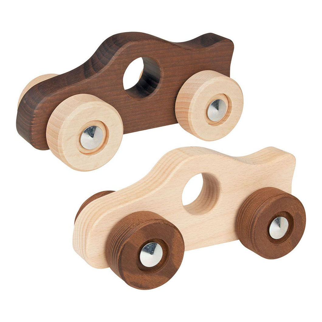 Goki Fahrzeuge Rennwagen, 2 sort.-natur