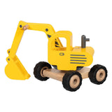 Goki Excavateur en bois jaune