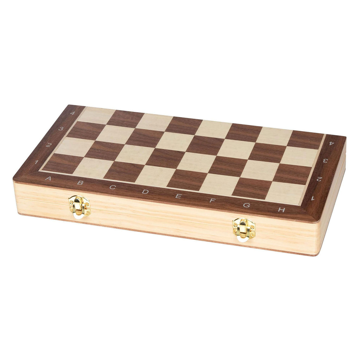 Goki Wood Chess Damspel 2in1 Magnetic