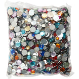 Creativ Company Strasssteine, rund, D 6+9+12 mm, verschiedene Farben, 3600 Stück 1 Box