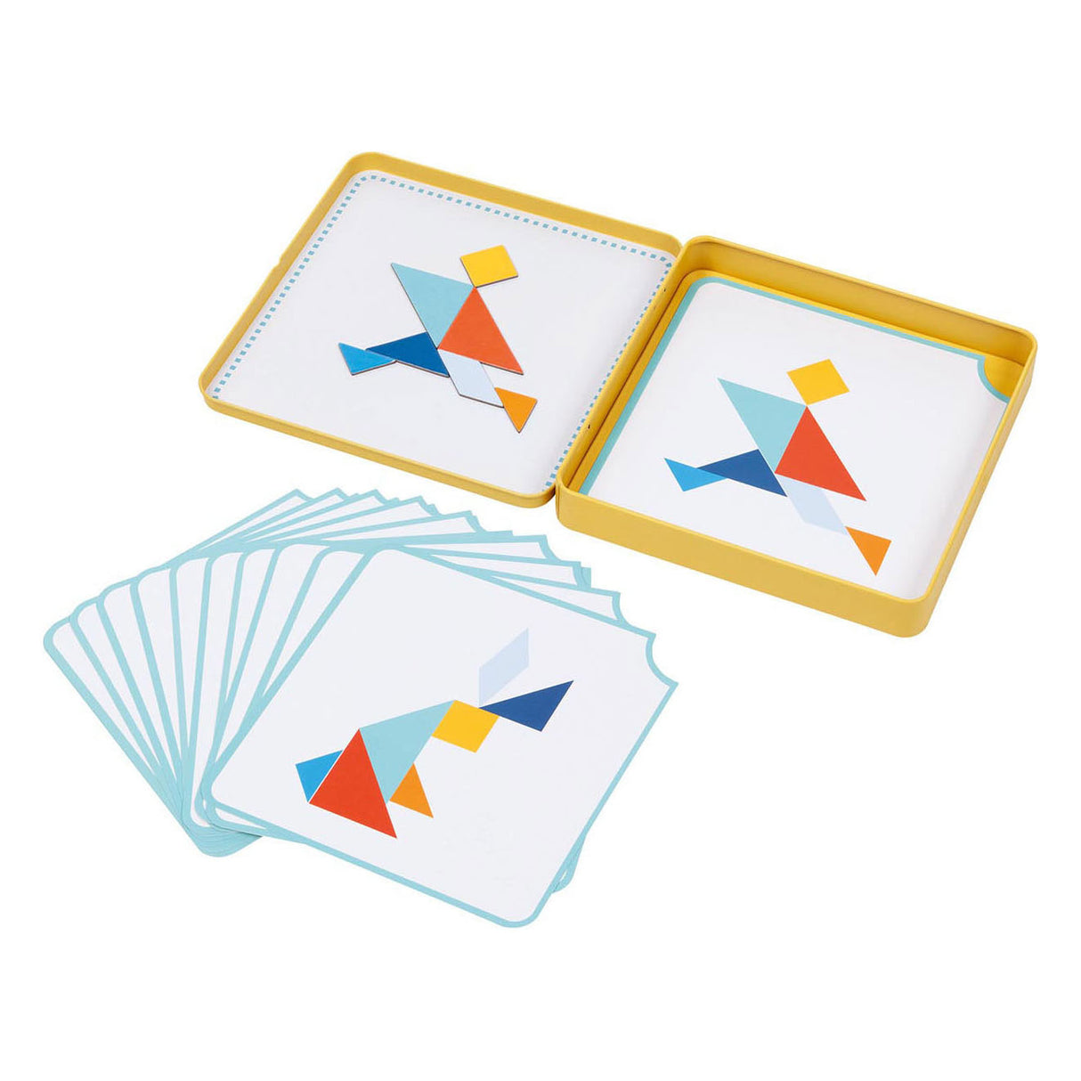 GOKI WOODEN TANGRAM Game in Can