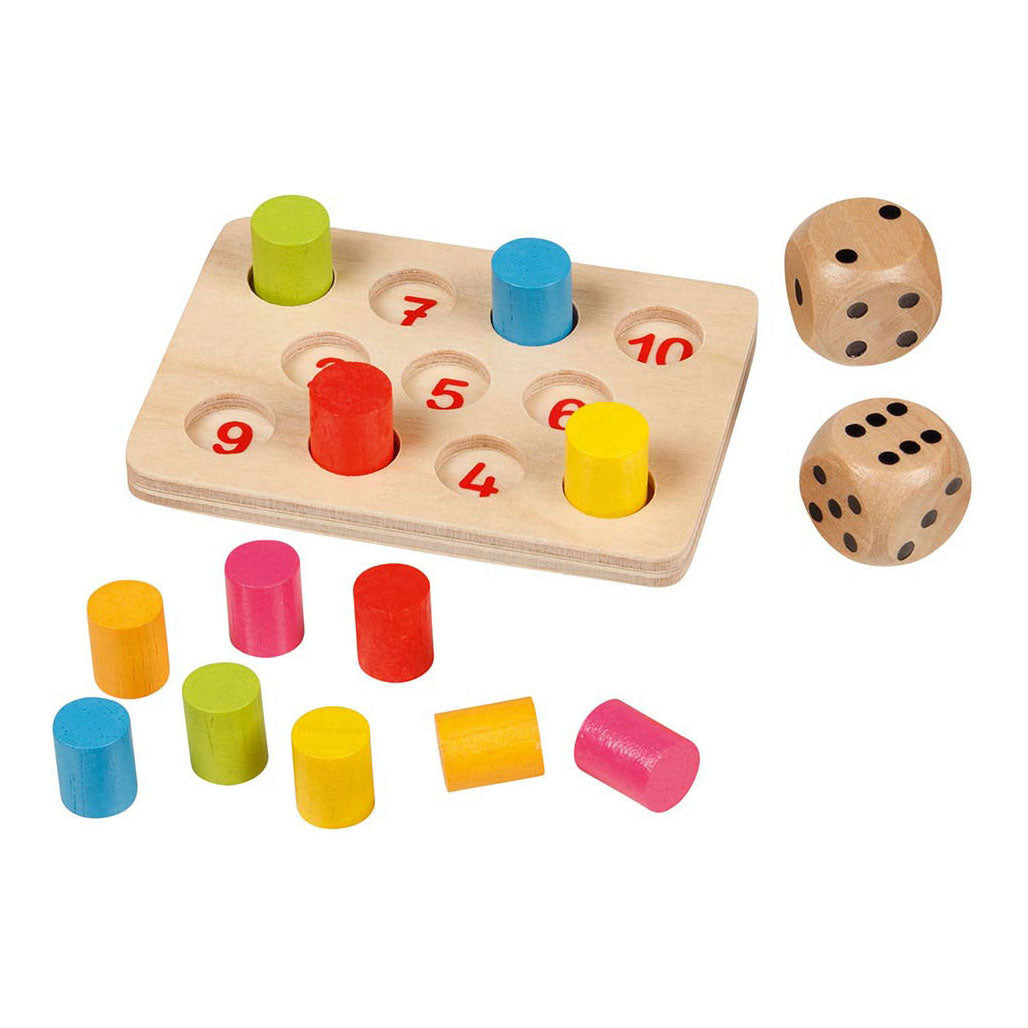 Goki hout shut the box mini spel