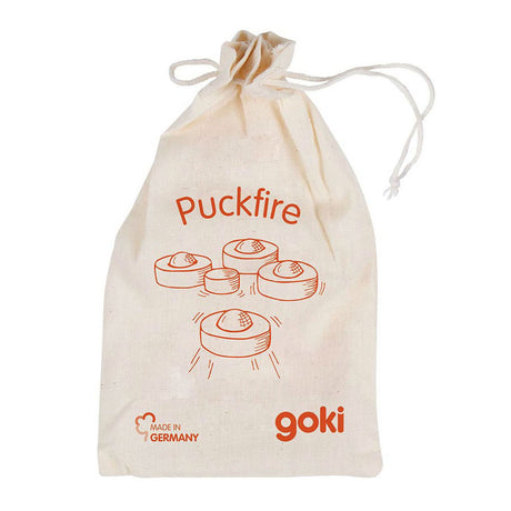 Goki Wooden Puckfire Curling Werpspel, 7dlg.