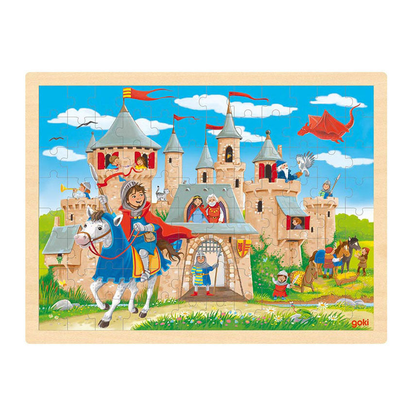 Goki wooden jigsaw puzzle Ridderkasteel, 96st.