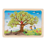 Goki Wooden Jigsaw Puzzle My Apple Tree, 32e.