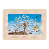 Goki Wooden Jigsaw Puzzle My Apple Tree, 32e.