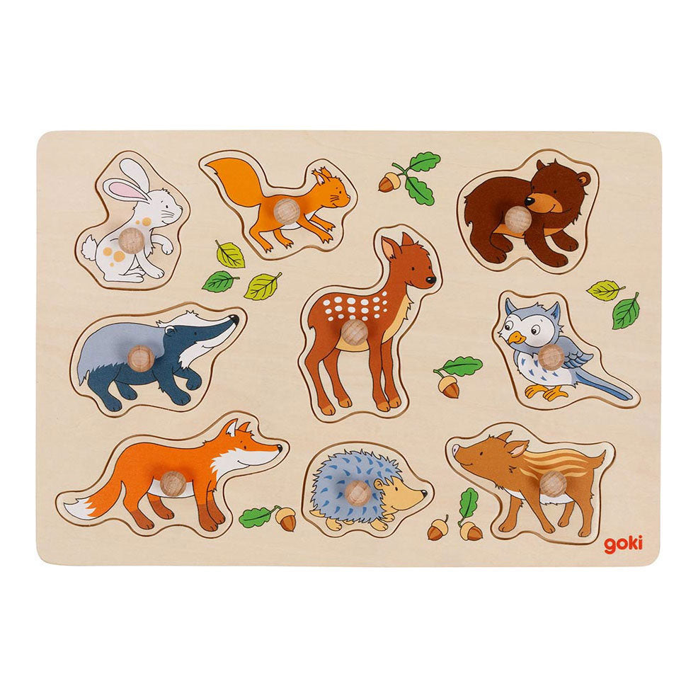 GOKI HOLDER BOLD Puzzle Waldtiere, 9st.