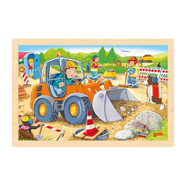 GOKI HOOLEN JIGSAW Puzzle Construction Site, 24st.