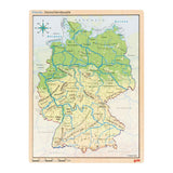 Goki Wooden Cose Puzzle Allemagne, 98st.