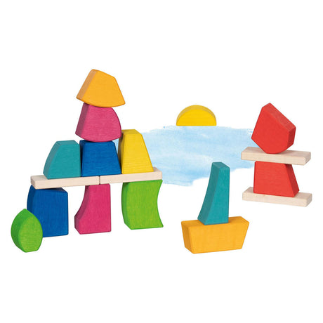 Goki -Holzbausteine ​​Creo, 14dlg.