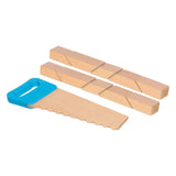 Goki wooden saw and building blocks with Velcro connection, 11dlg.