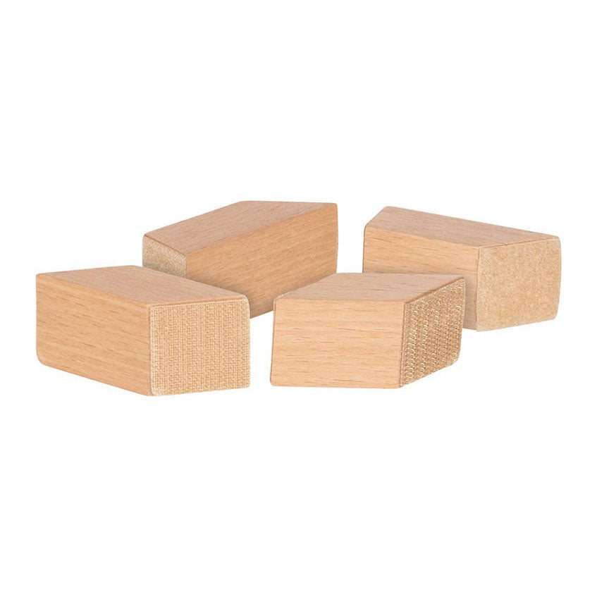 Goki wooden saw and building blocks with Velcro connection, 11dlg.