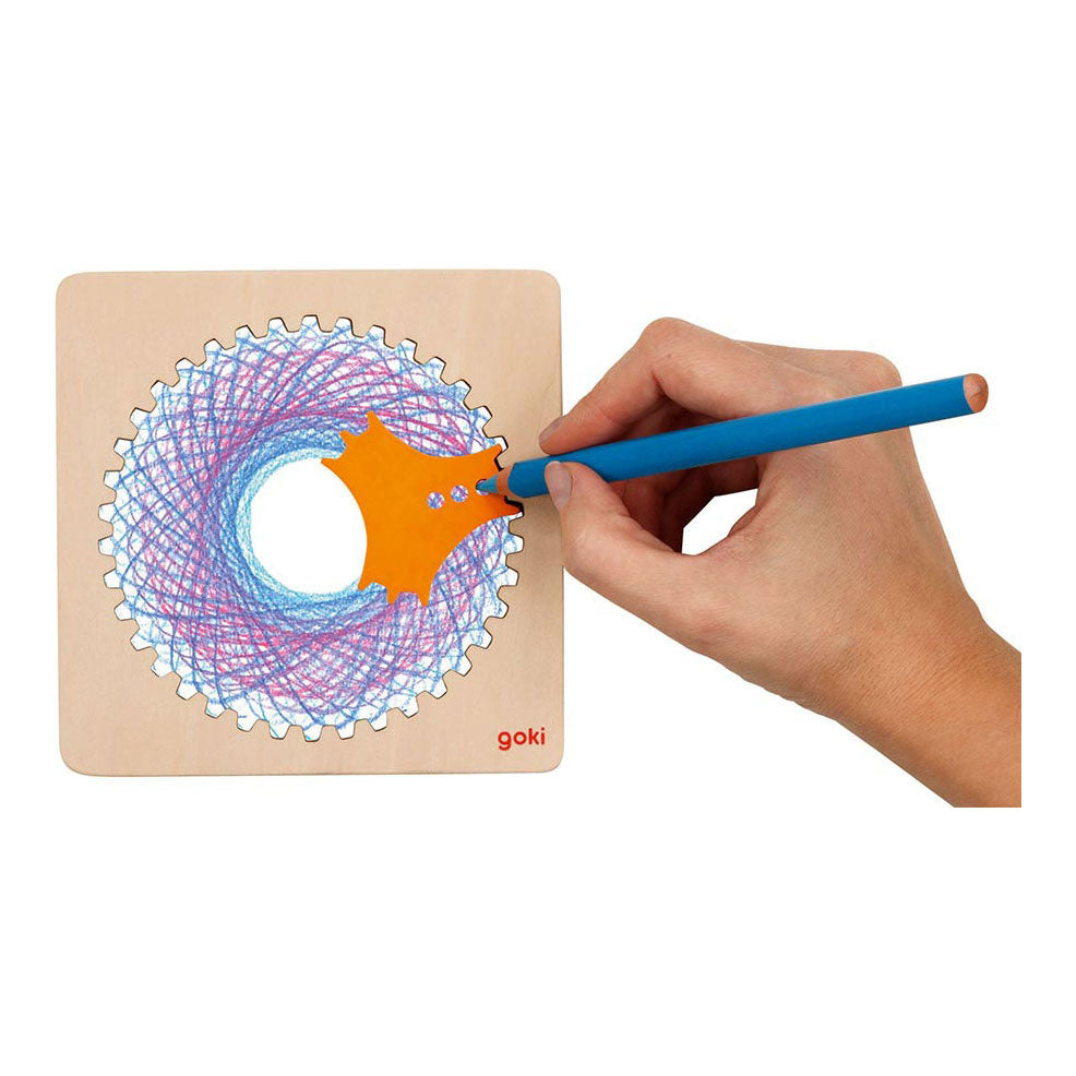 Goki Holzspirograph Ceat Set, 6dlg.