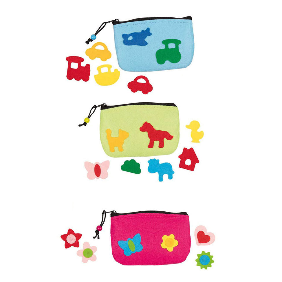 Goki felt bag decorating craft set