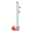 Goki Messstab: Feuerwehr L94cm, mit 2 Stiften, Holz