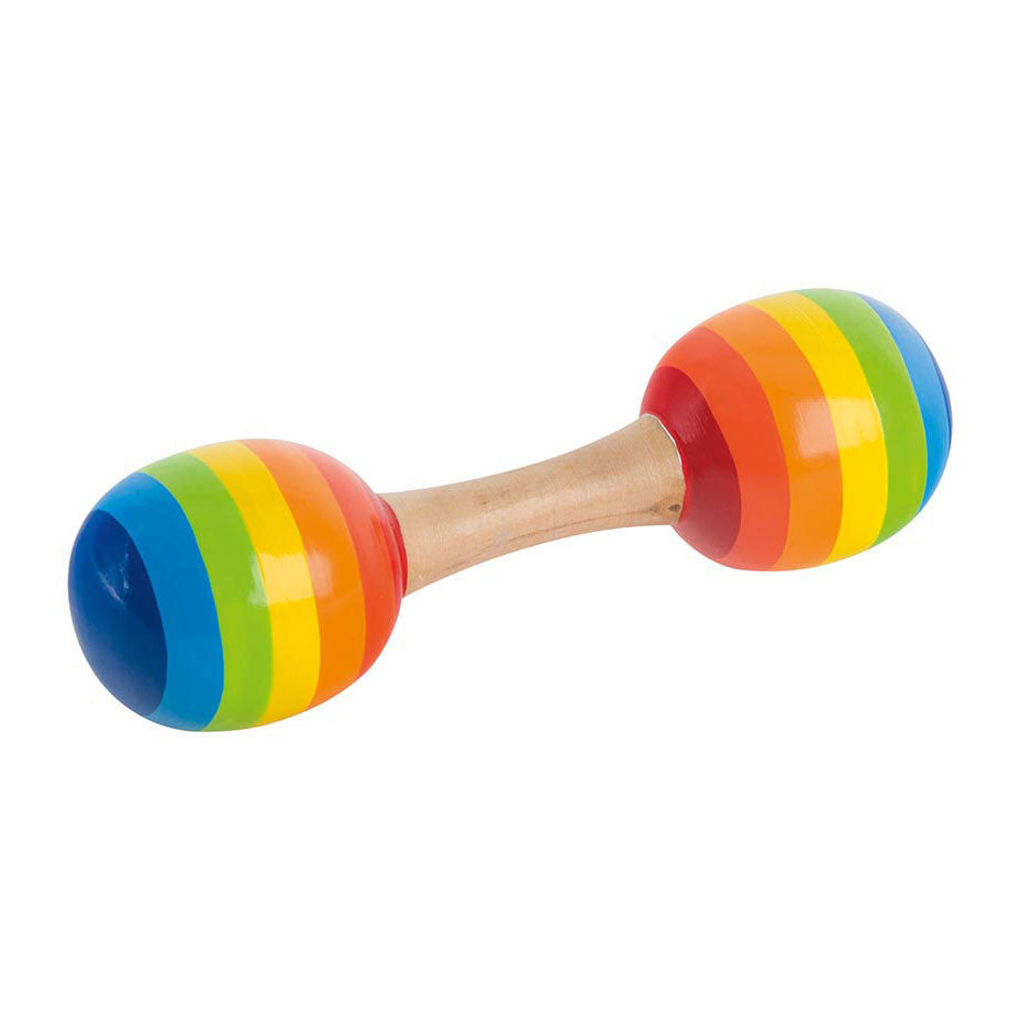 Goki houten dubbele maraca's