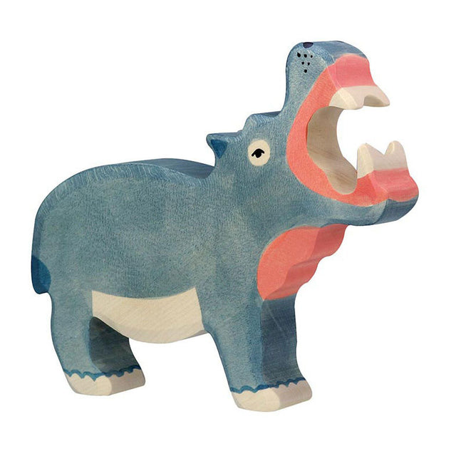 Holztiger-Nilpferd. 18 cm.