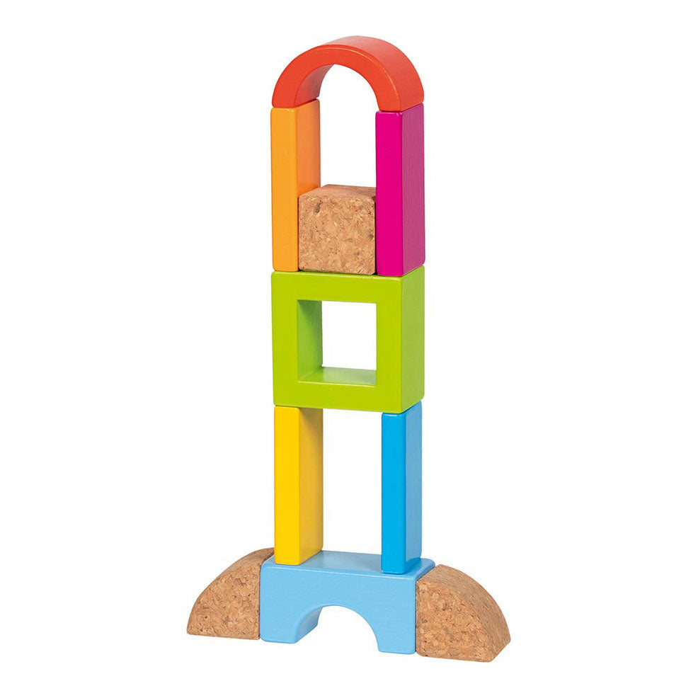 Goki Wooden Building Blocs Color, 41dlg.