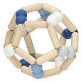Goki hölzerne Gummi -Gummibugel Blau