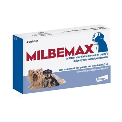 Milbemax comprimé vermifuges chiot petit chien