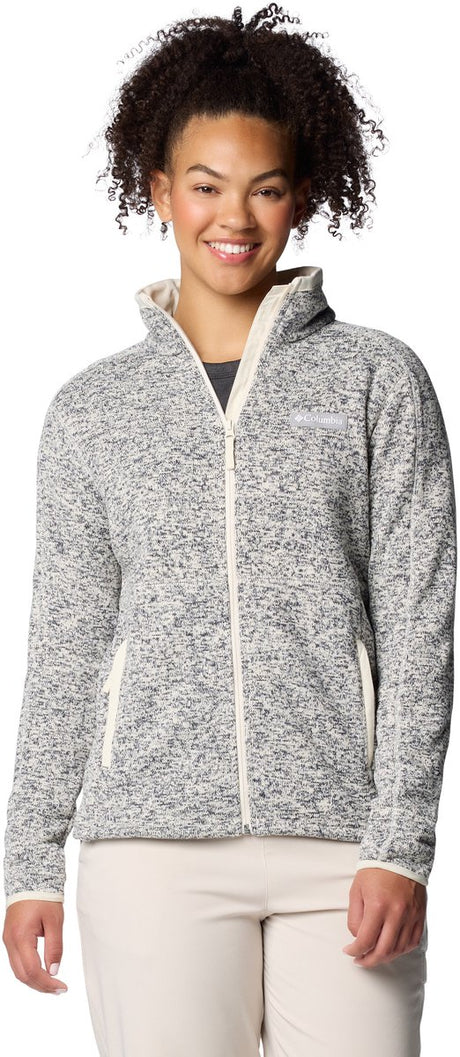 Columbia Sweater Weather™ Full Zip II Damen-Outdoor-Pullover – Chalk Heather