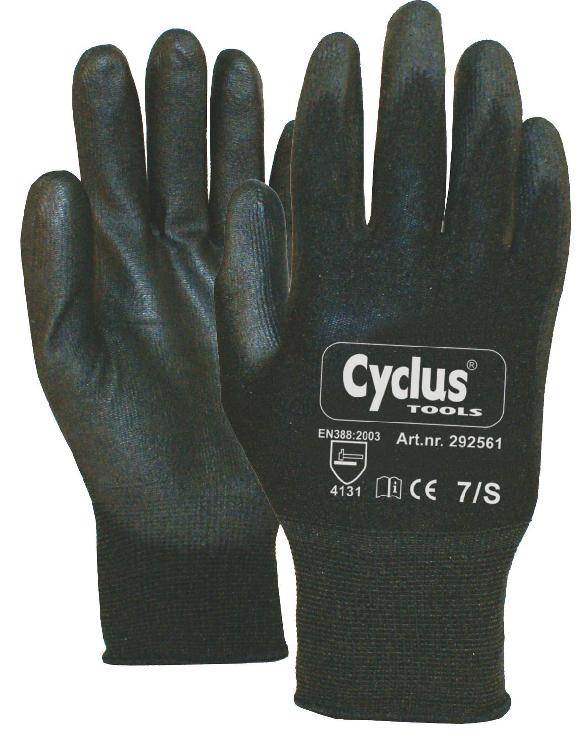 Cycplus-Arbeit Handschuhe pu-flex l (9) schwarz