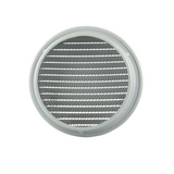 Renson 1078694 - muurroosterinbouw 435r dia 190 mm ral 9006 | 4 stuks