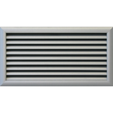 Renson 1078695 - deurrooster brandw. 464 2 400x200 mm grijs | 2 stuks