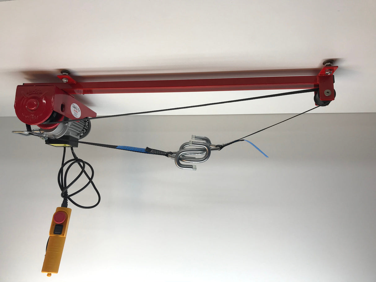 Takel co fietslift rood met zwarte band 125 kg