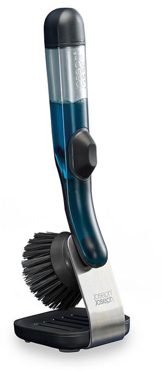 Joseph Joseph Skintech Spülbürste mit Seifenreservoir und Halter