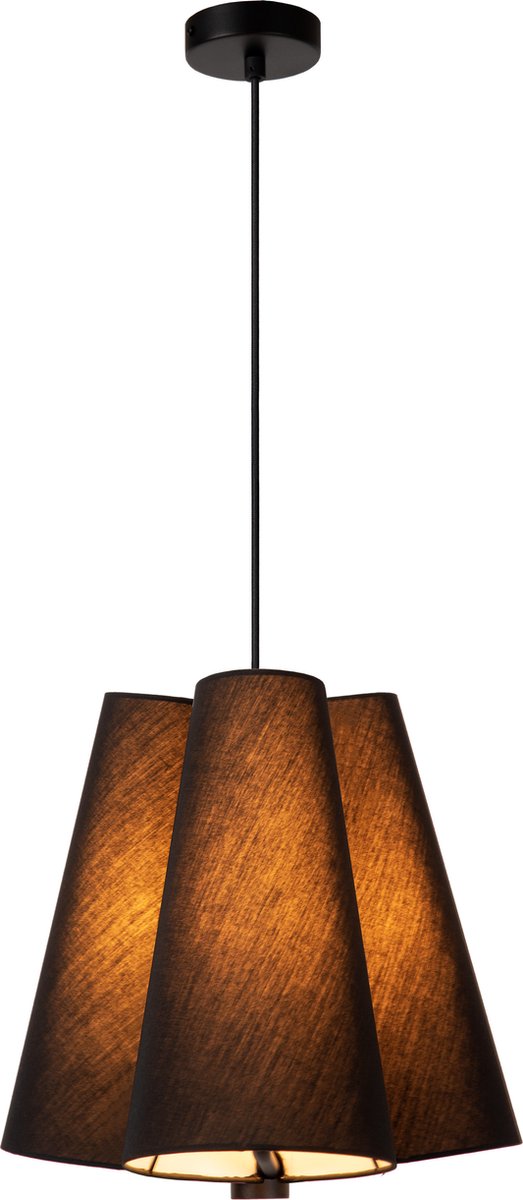 Lucide gregory - Hängelampe - ø 34,3 cm - 3xe27 - schwarz