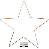 Creativ Firmenstern, D 30 cm, Stärke 3 mm, Gold, 1 Stück