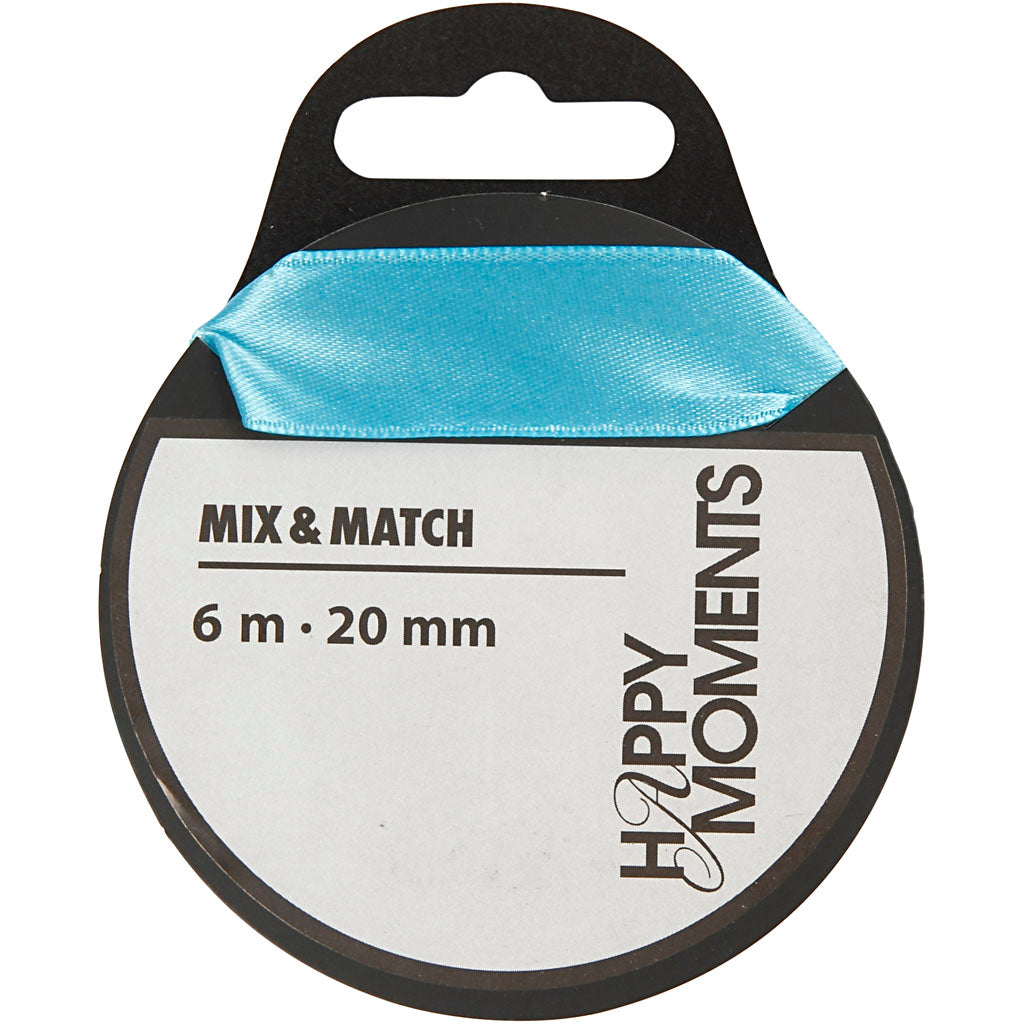 Creativ Company Satin Ribbon Hellblau, 15m