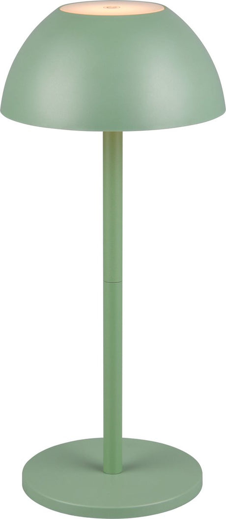 Rl lebe deine Lichtrealität Ricardo - Tischleuchte - Pistaziengrün - inkl. 1x SMD 1,7 W - 4-Stufen-Touch - USB-Anschluss - Beleuchtung auf und ab - Batteriebetrieb - Außenbeleuchtung - IP54